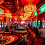 A winning player at a casino shows a betting slip branded with '1gom', celebrating a successful game.